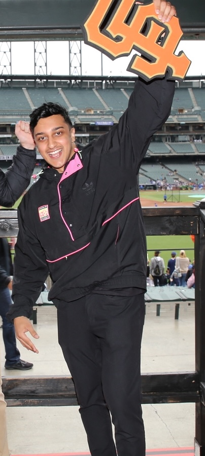 Me at a SF baseball game.